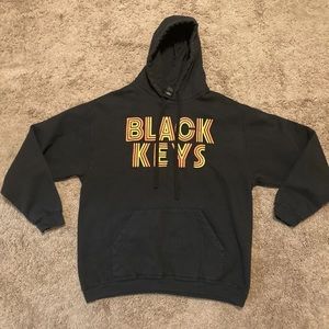 Tultex Vintage The Black Keys Band Hoodie Sweatshirt Size Large Youth